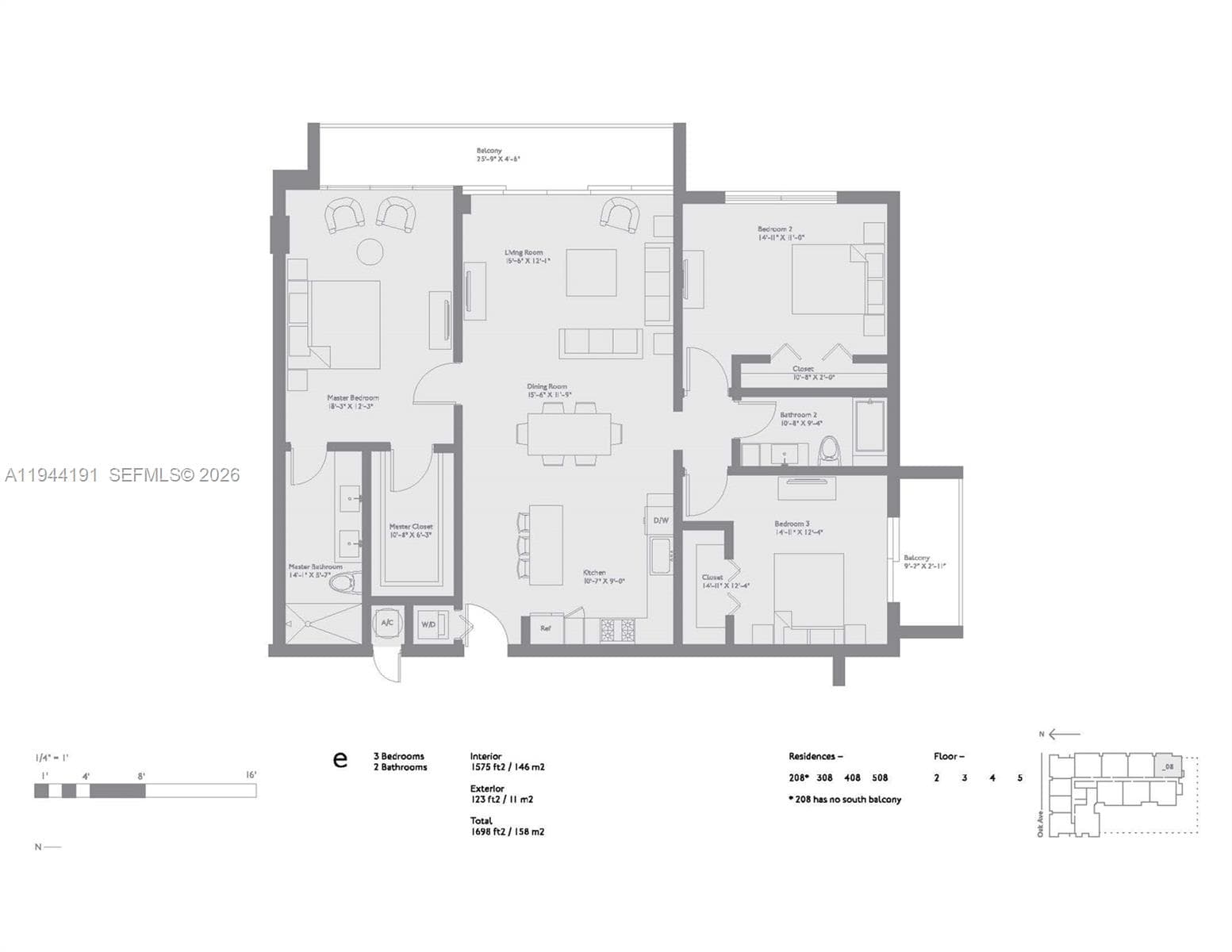 3034 Oak Avenue # 408, Coconut Grove, FL 33133 — zdjęcie 2