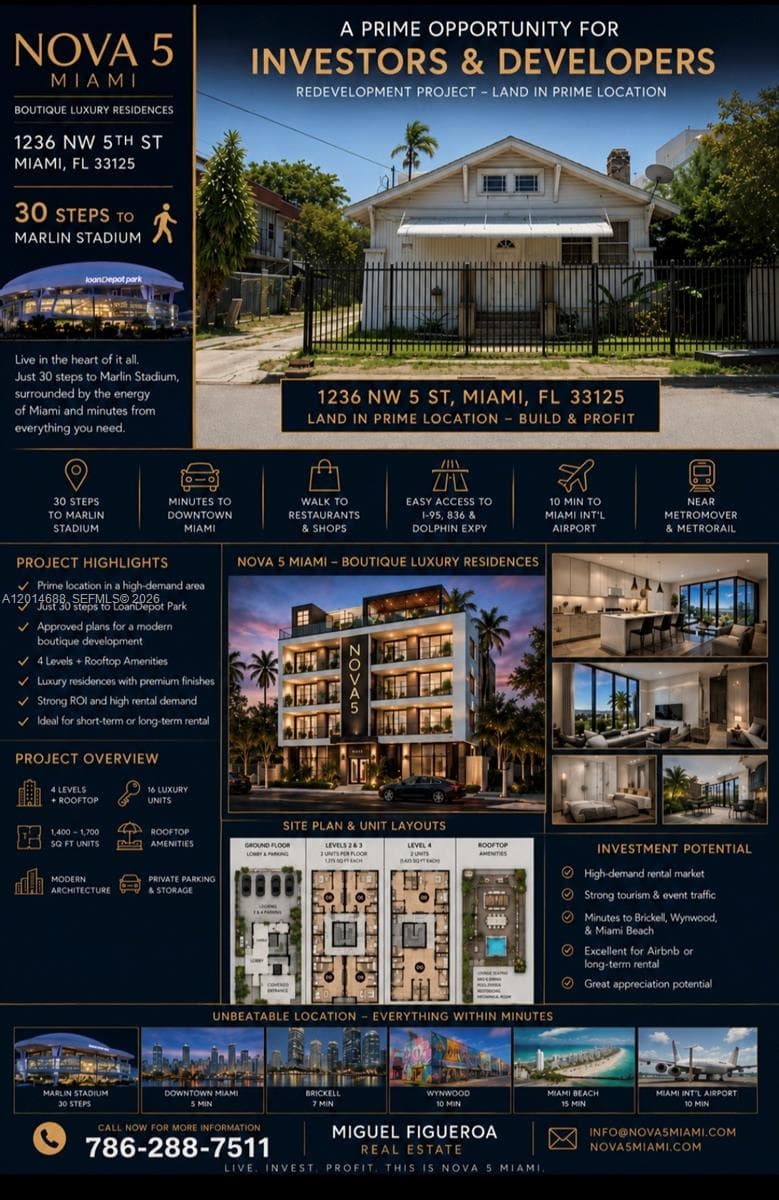 1236 NW 5th St, Miami, FL 33125