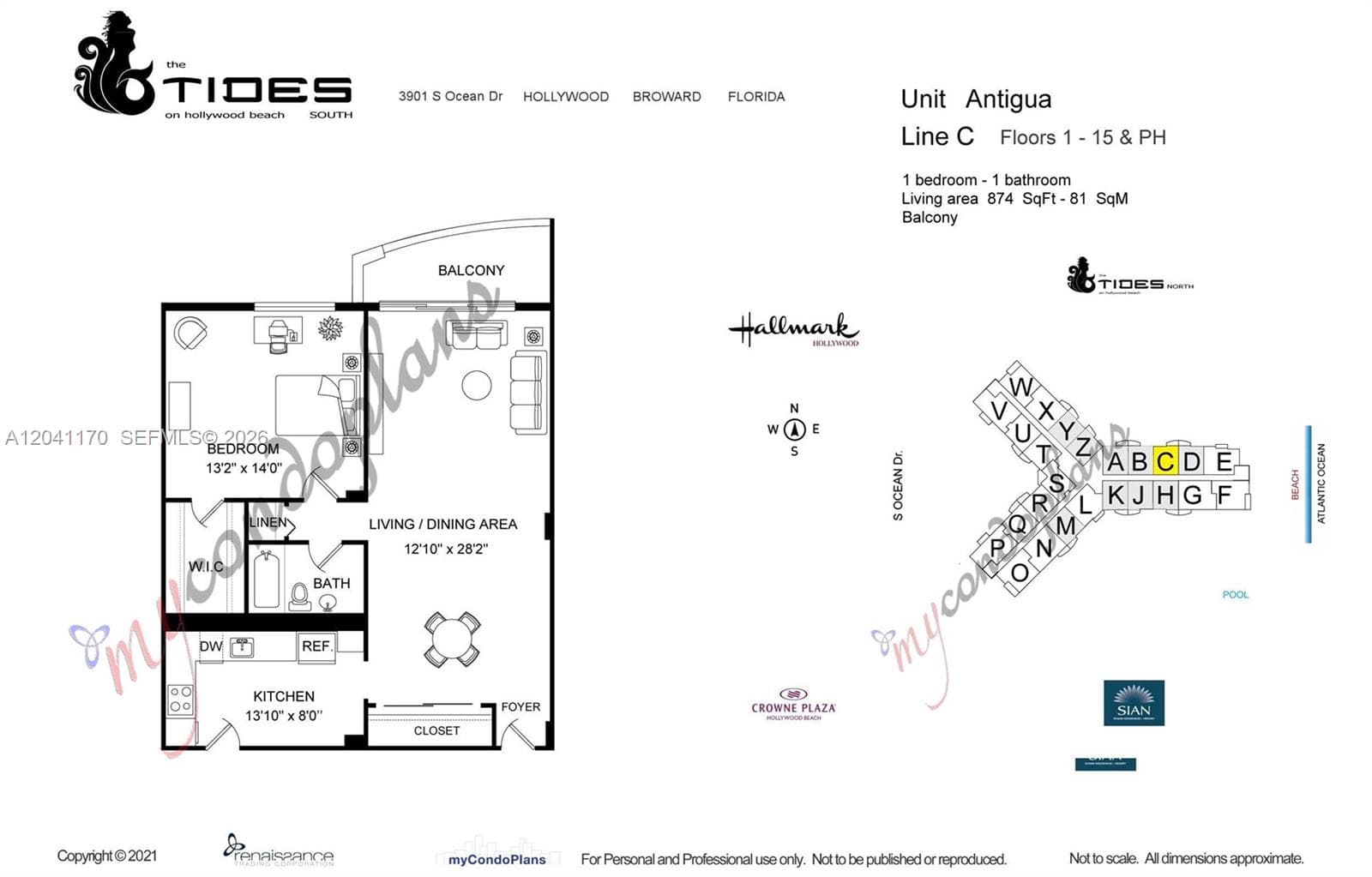 3901 S Ocean Dr # 8C, Hollywood, FL 33019 — zdjęcie 2