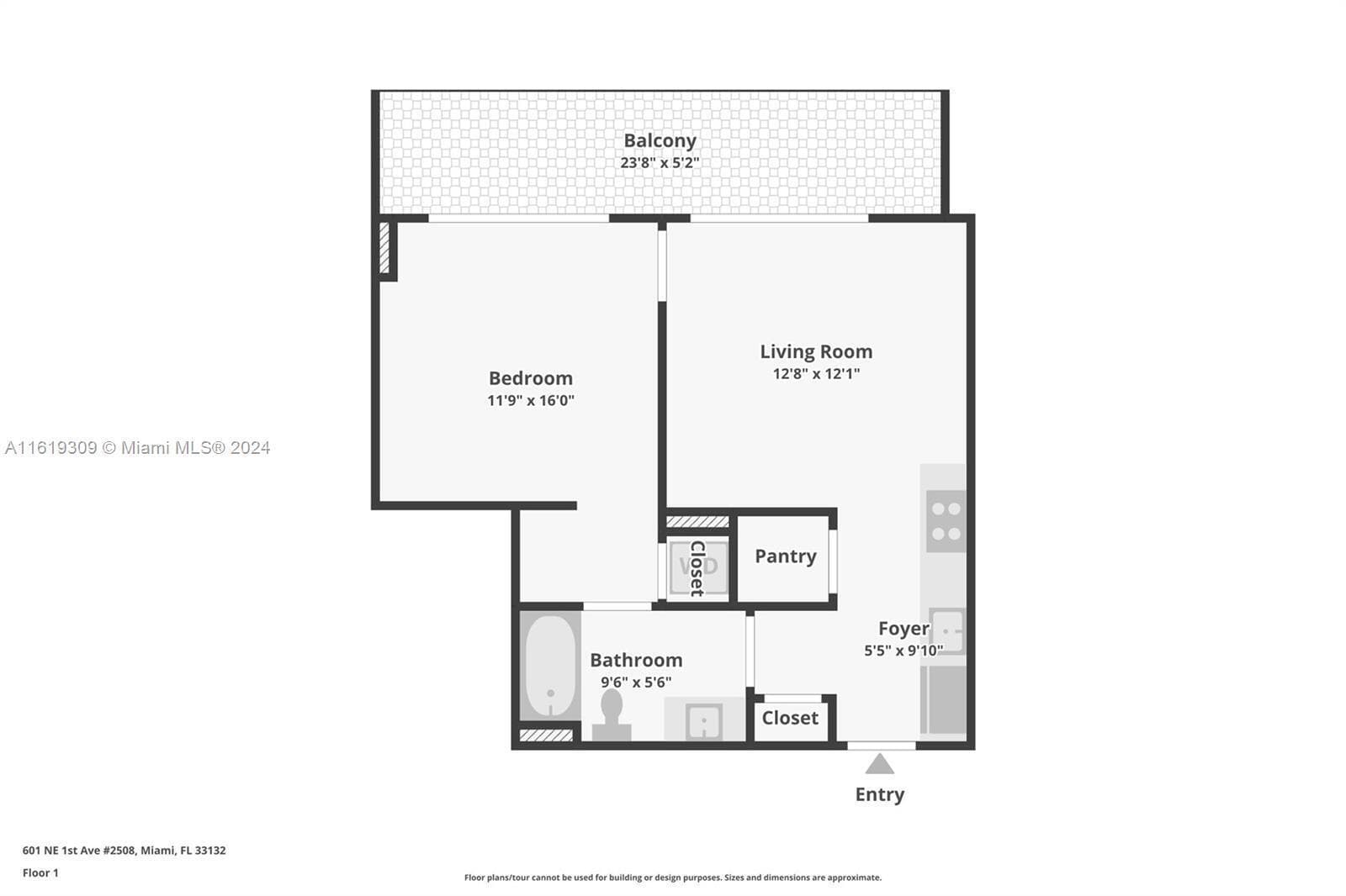 601 NE 1st Avenue # 2809, Miami, FL 33132 — zdjęcie 3