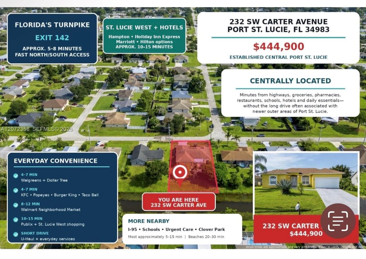 232 SW Carter Ave, Port St. Lucie, FL 34983 — zdjęcie 2