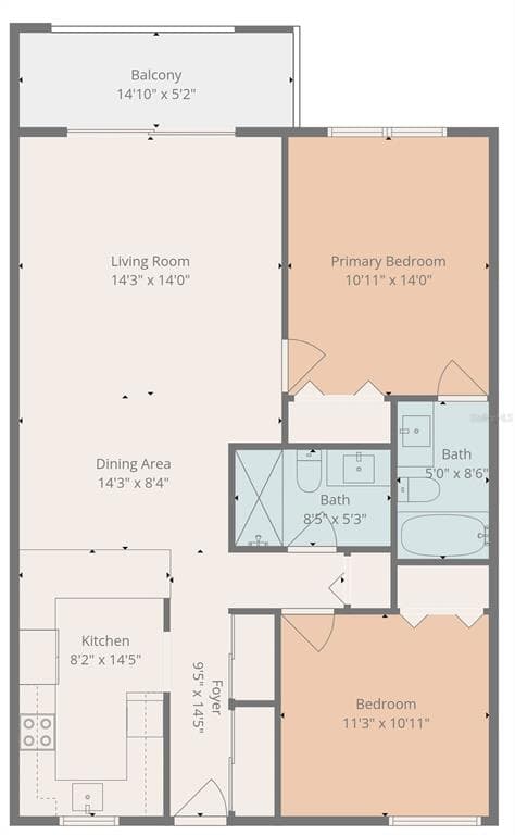 3800 S ATLANTIC AVENUE # 207, DAYTONA BEACH, FL 32118 — zdjęcie 4