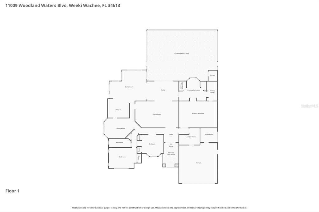 11009 WOODLAND WATERS BOULEVARD, WEEKI WACHEE, FL 34613 — zdjęcie 4