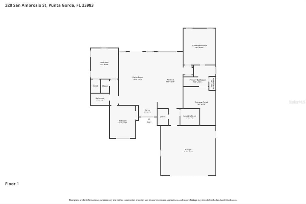 328 SAN AMBROSIO STREET, PUNTA GORDA, FL 33983 — zdjęcie 2