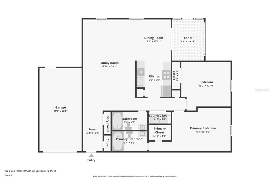 100 E OAK TERRACE DRIVE # D2, LEESBURG, FL 34748 — zdjęcie 3
