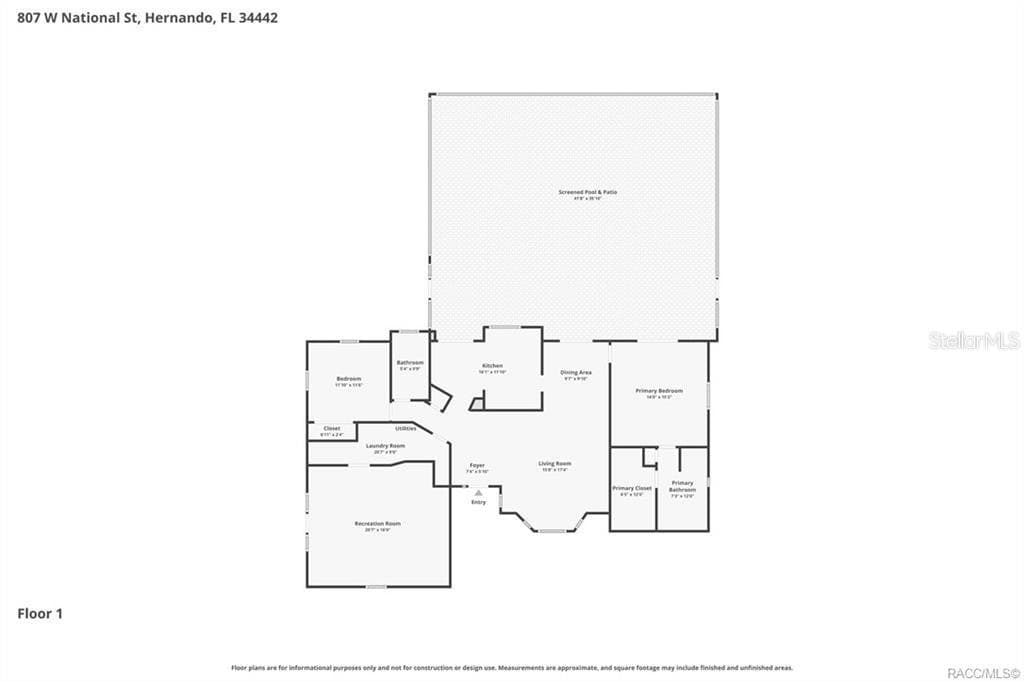 807 W NATIONAL STREET, HERNANDO, FL 34442 — zdjęcie 5