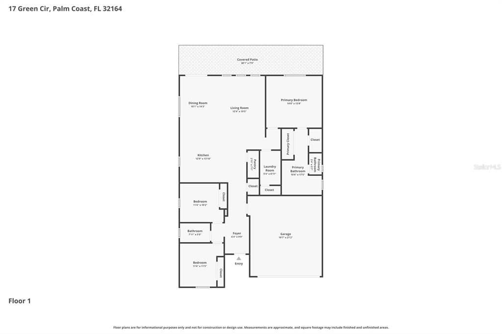 17 GREEN CIRCLE, PALM COAST, FL 32164 — zdjęcie 3