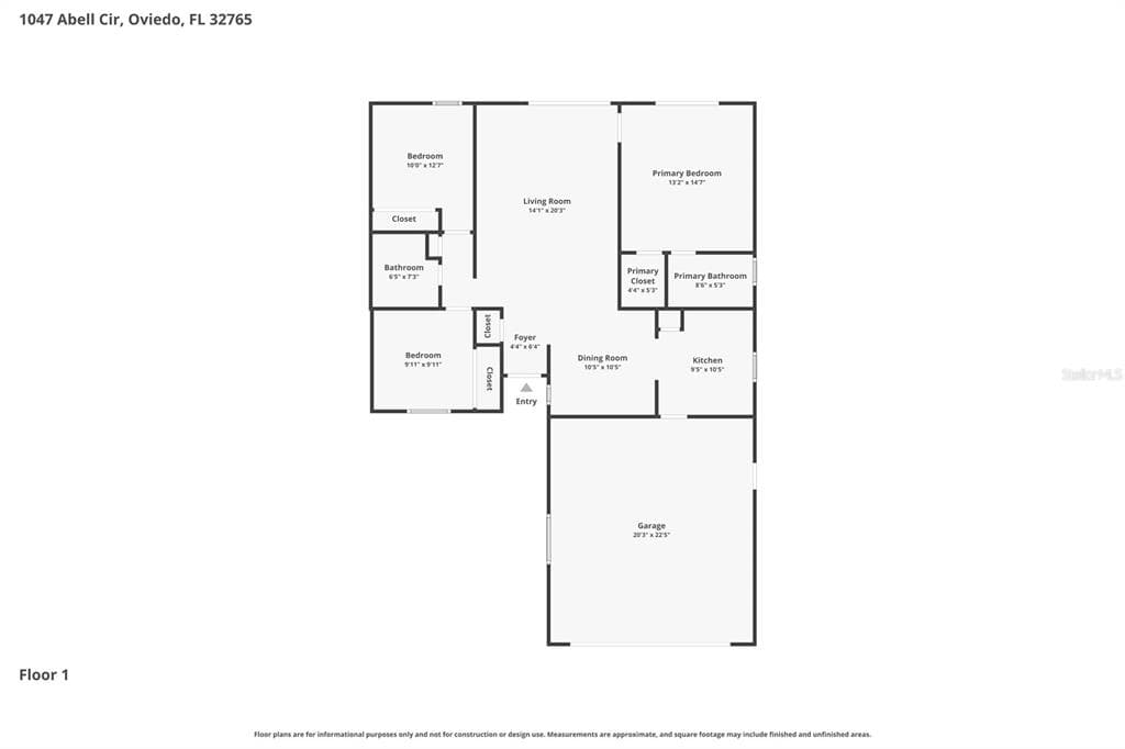 1047 ABELL CIRCLE, OVIEDO, FL 32765 — zdjęcie 5