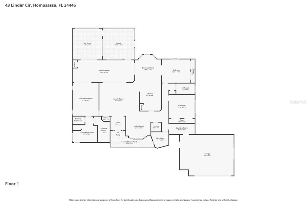 43 LINDER CIRCLE, HOMOSASSA, FL 34446 — zdjęcie 3