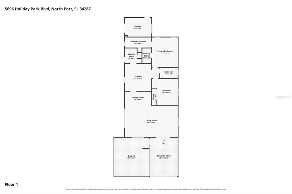 5696 HOLIDAY PARK BOULEVARD, NORTH PORT, FL 34287 — zdjęcie 2
