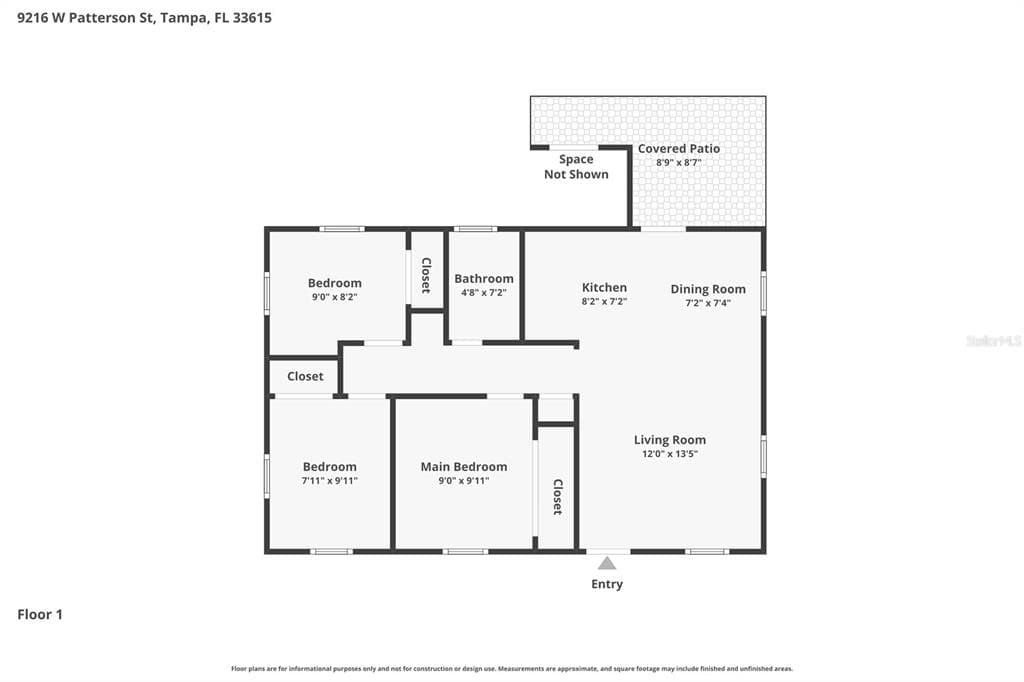 9216 W PATTERSON STREET, TAMPA, FL 33615 — zdjęcie 3