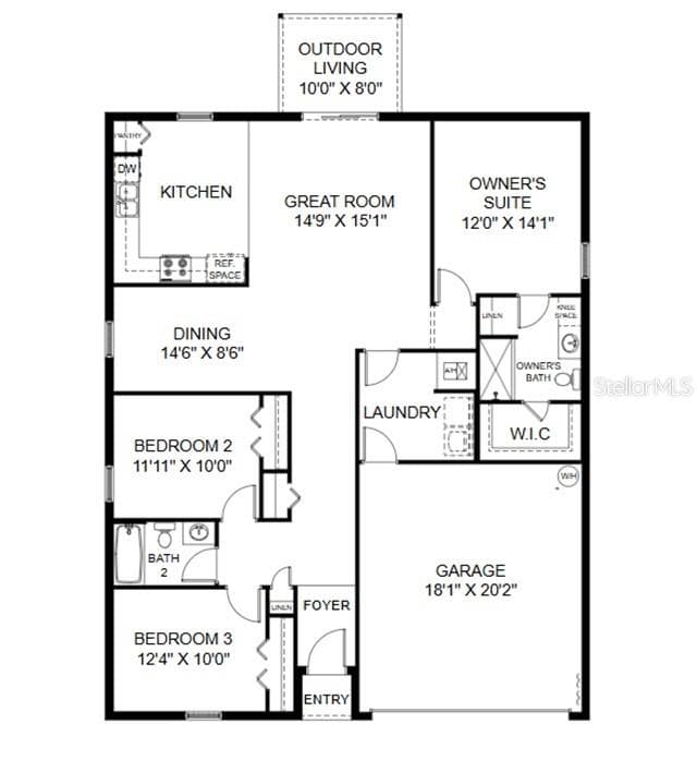 886 HUDSON VALLEY DRIVE, POINCIANA, FL 34759 — zdjęcie 2
