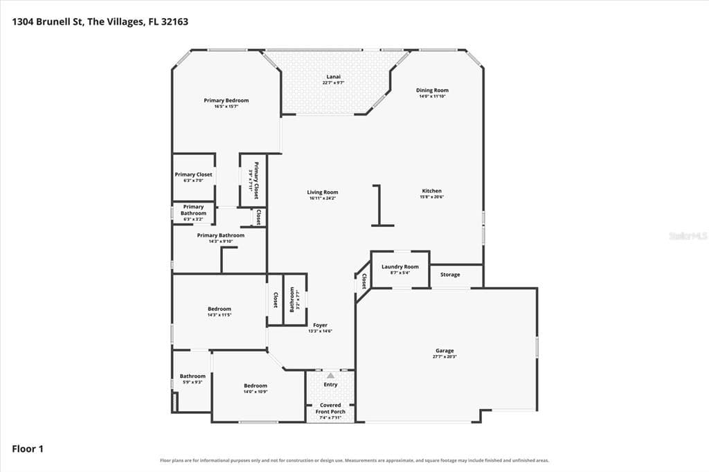 1304 BRUNELL STREET, THE VILLAGES, FL 32163 — zdjęcie 2