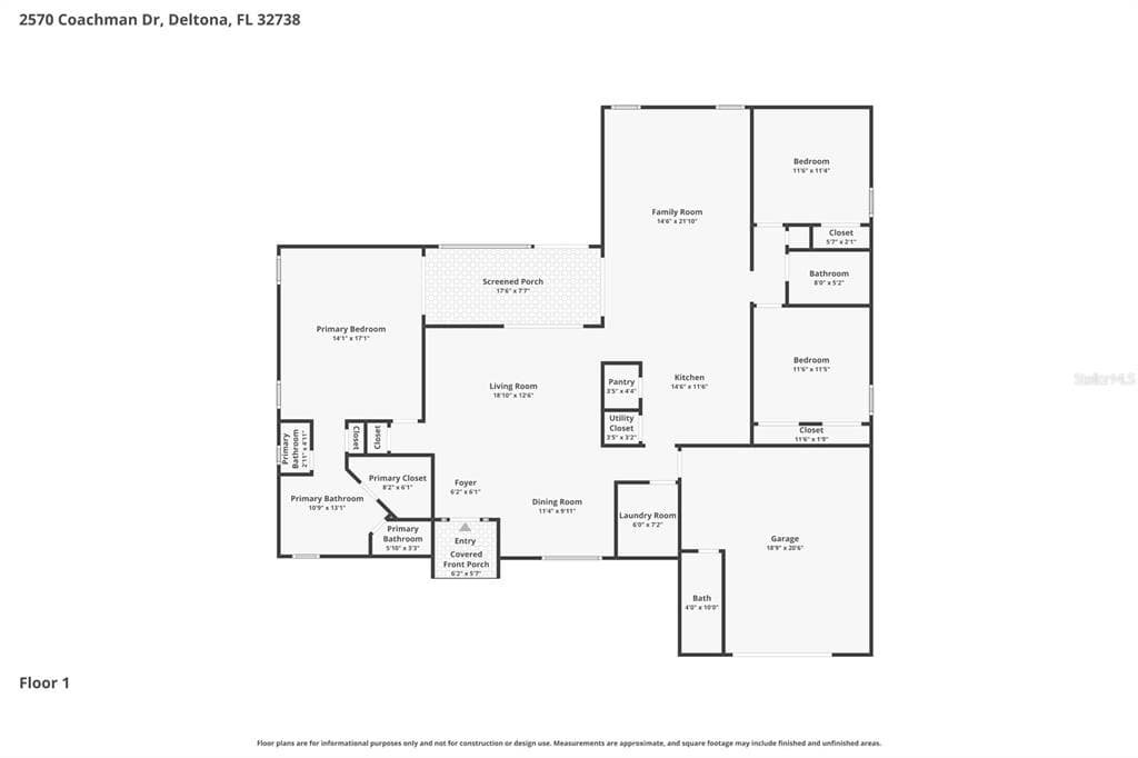 2570 COACHMAN DRIVE, DELTONA, FL 32738 — zdjęcie 2