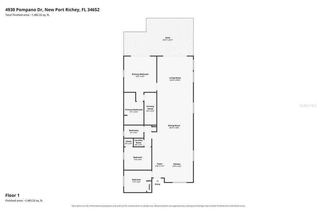 4930 POMPANO DRIVE, NEW PORT RICHEY, FL 34652 — zdjęcie 4